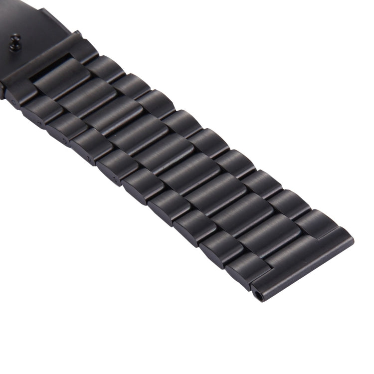 For Fitbit Blaze Smart Watch Butterfly Buckle 3 Beads Stainless Steel Watchband