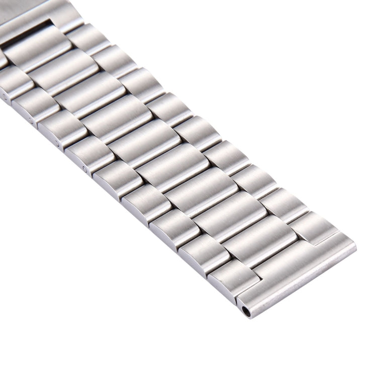 For Fitbit Blaze Smart Watch Butterfly Buckle 3 Beads Stainless Steel Watchband