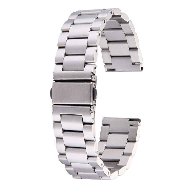 For Samsung Gear S2 Classic Smart Watch Butterfly Buckle 3 Beads Stainless Steel Watchband