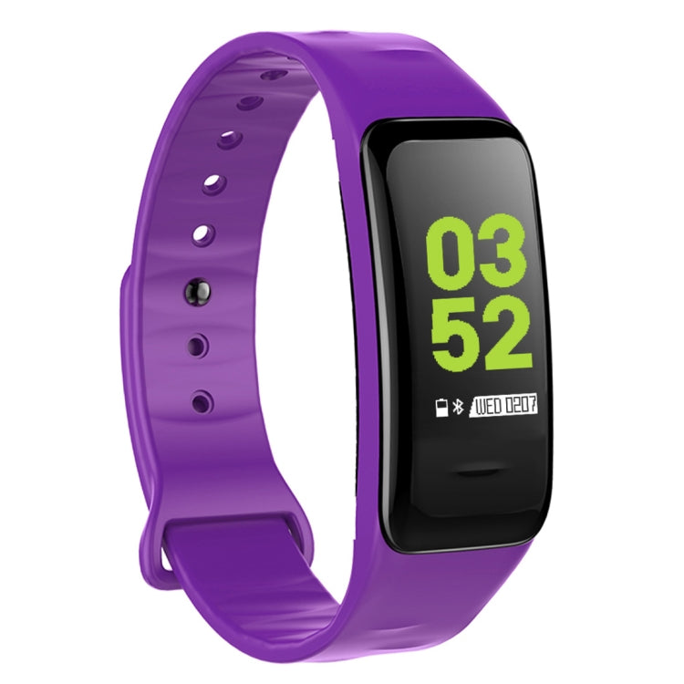Bracelet connecté CHIGU C1Plus avec écran IPS de 0,96 pouce, étanchéité IP67, mode sport, pression artérielle, sommeil, fréquence cardiaque, fatigue et rappel de sédentarité, C1 Plus bleu, C1 Plus violet, C1 Plus rouge