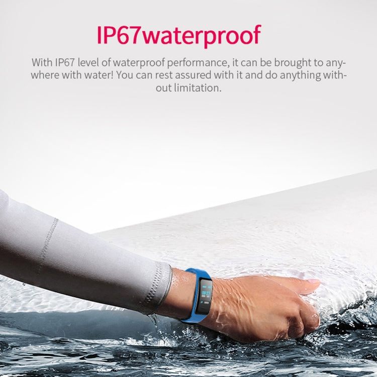CHIGU C1Plus Fitness Tracker 0.96 inch IPS Screen Smartband Bracelet, IP67 Waterproof, Support Sports Mode / Blood Pressure / Sleep Monitor / Heart Rate Monitor / Fatigue Monitor / Sedentary Reminder, C1 Plus Red, C1 Plus Black, C1 Plus Blue�����������...