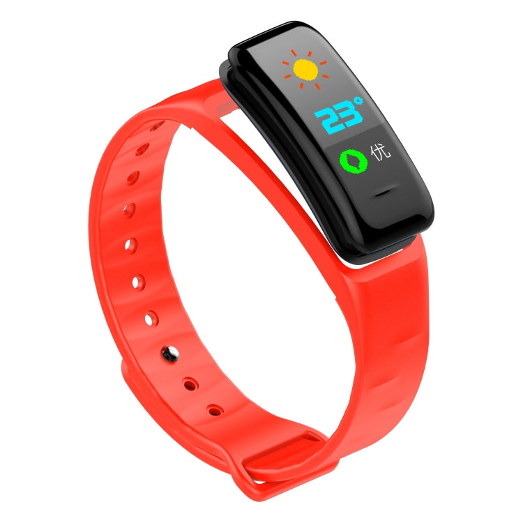 CHIGU C1Plus Fitness Tracker 0.96 inch IPS Screen Smartband Bracelet, IP67 Waterproof, Support Sports Mode / Blood Pressure / Sleep Monitor / Heart Rate Monitor / Fatigue Monitor / Sedentary Reminder, C1 Plus Red, C1 Plus Black, C1 Plus Blue�����������...
