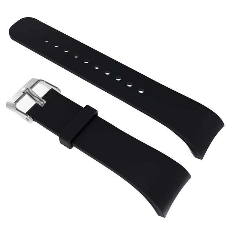 Solid Color Leather Watch Band for Galaxy Gear Fit2 R360