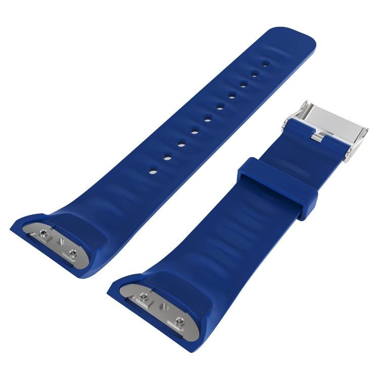 Solid Color Leather Watch Band for Galaxy Gear Fit2 R360