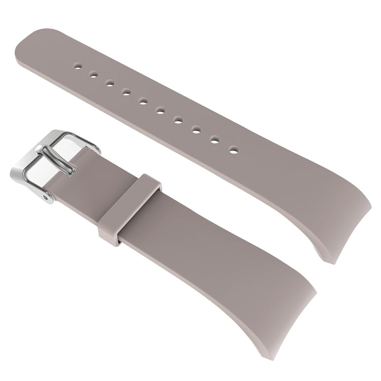 Bracelet de montre en cuir de couleur unie pour Galaxy Gear Fit2 R360