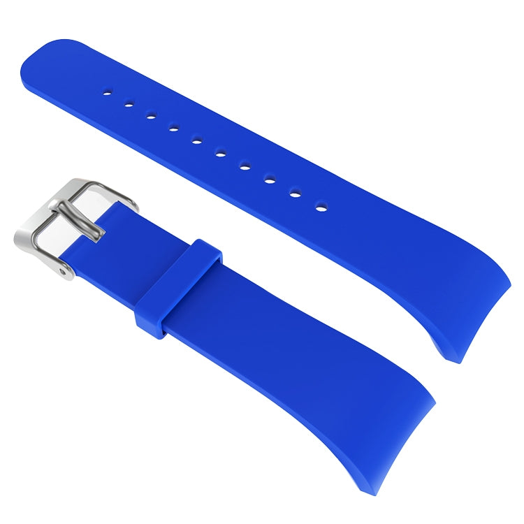Bracelet de montre en cuir de couleur unie pour Galaxy Gear Fit2 R360
