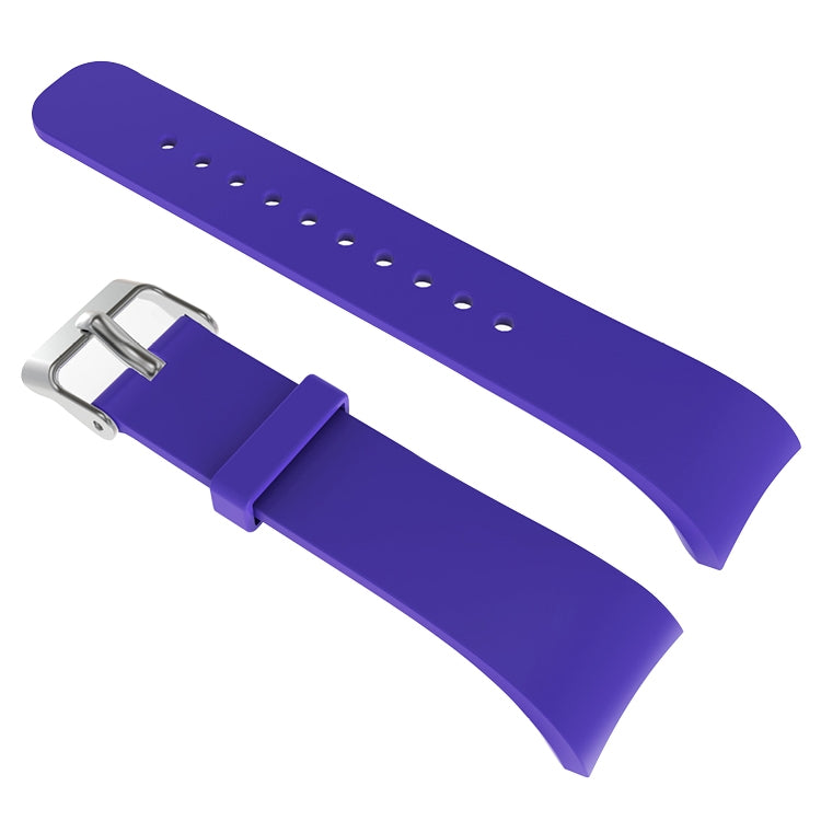 Bracelet de montre en cuir de couleur unie pour Galaxy Gear Fit2 R360