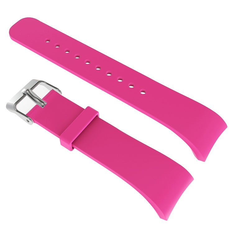 Bracelet de montre en cuir de couleur unie pour Galaxy Gear Fit2 R360