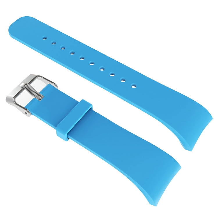 Bracelet de montre en cuir de couleur unie pour Galaxy Gear Fit2 R360