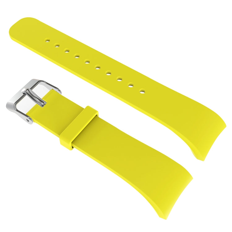 Bracelet de montre en cuir de couleur unie pour Galaxy Gear Fit2 R360