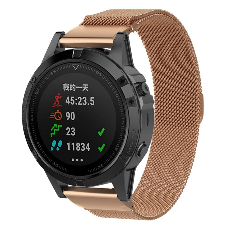 For Garmin Fenix 7X Milanese Watch Band, For Garmin Fenix 7X