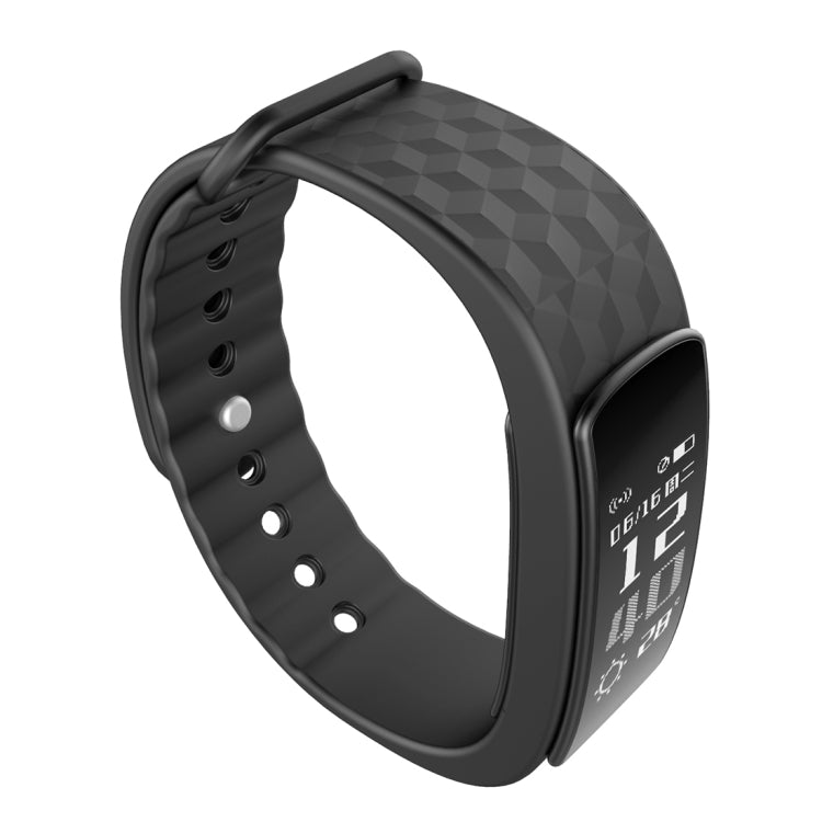 IWOWN i3 HR 0.96 inch OLED Display Bluetooth 4.0 Smart Bracelet, Support Call / Message Display,Time Display, Heart Rate Monitor, Sleep Management, Pedometer, Sedentary Reminder, Compatible with Android and iOS Phones, IWOWN i3 HR Black