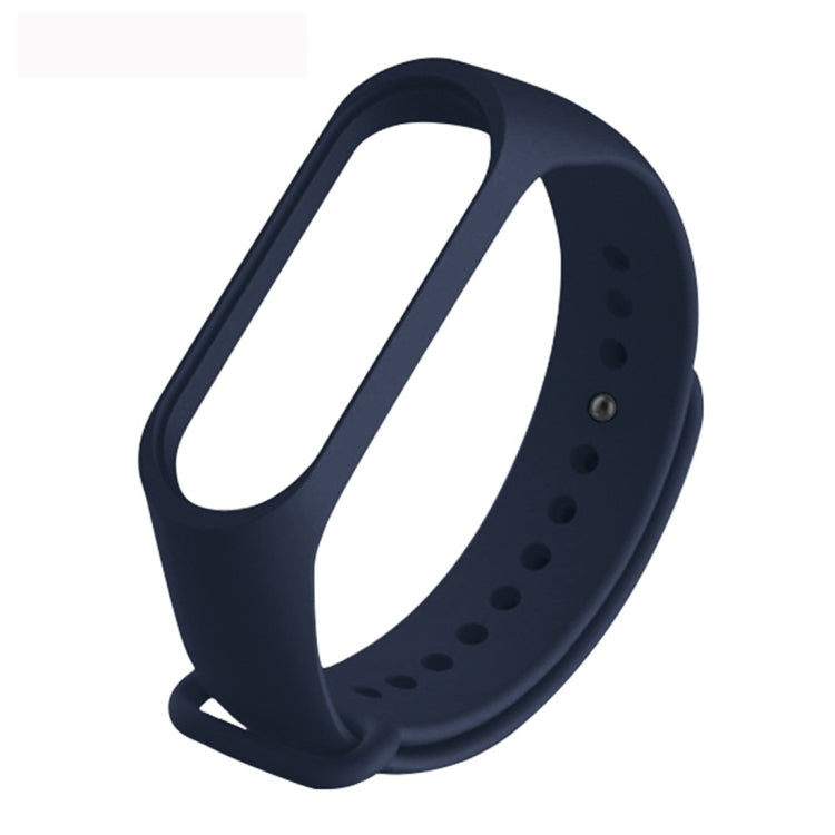 Pure Color Soft TPU  Watch Bands for Xiaomi Mi Band 4, Host Not Included, Black, Orange, Pink, Dark Blue, Wine Red