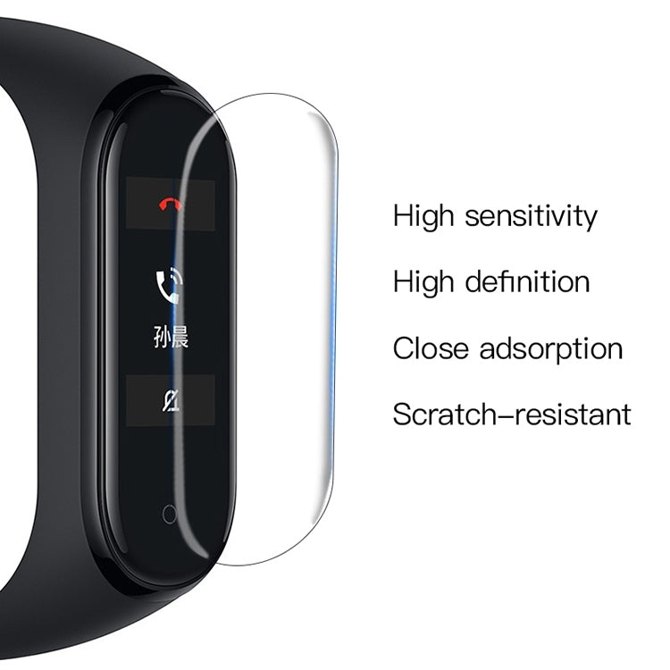 5 PCS PET Soft Screen Protective Film for Xiaomi Mi Band 5/6, 5 PCS