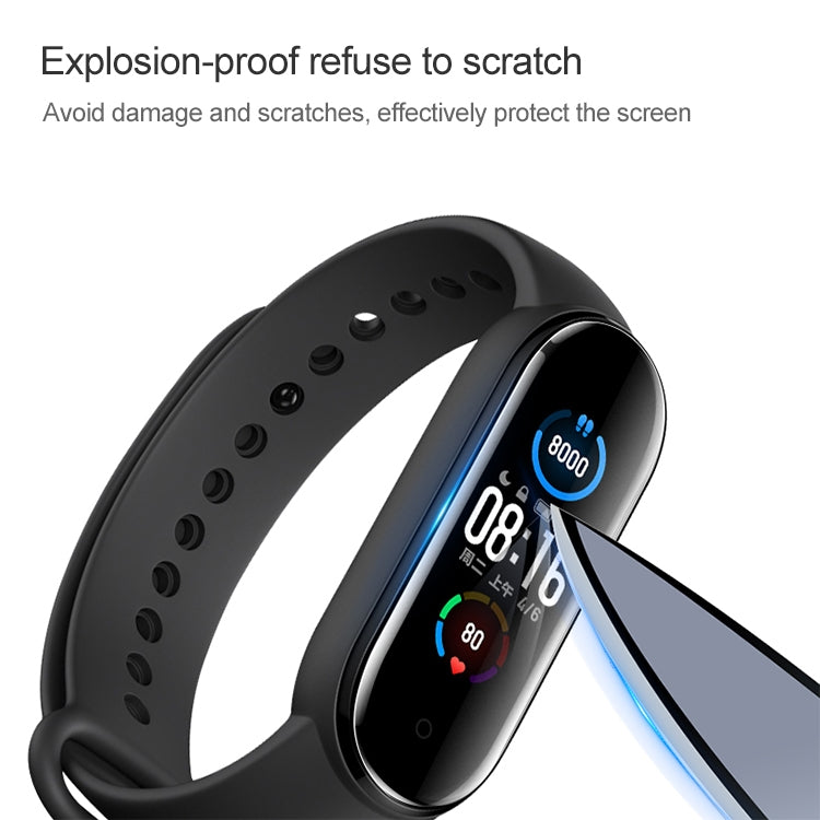 5 PCS PET Soft Screen Protective Film for Xiaomi Mi Band 5/6, 5 PCS