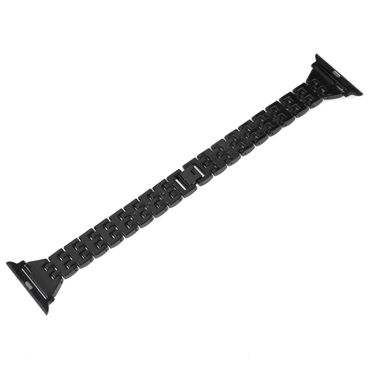 Colorful Diamond Stainless Steel Watch Band for Apple Watch Series 7 41mm / 6 & SE & 5 & 4 40mm / 3 & 2 & 1 38mm