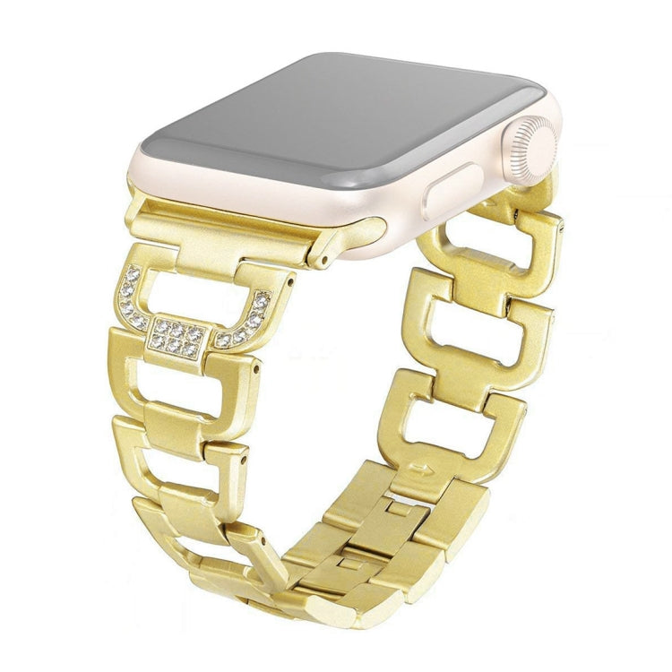 Colorful Diamond Stainless Steel Watch Band for Apple Watch 38-49mm