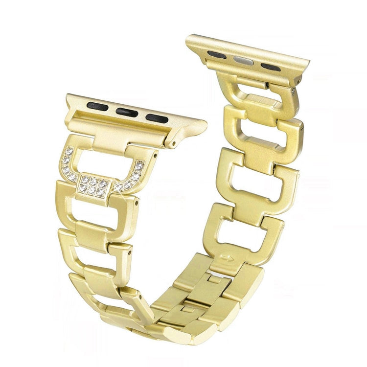 Colorful Diamond Stainless Steel Watch Band for Apple Watch 38-49mm