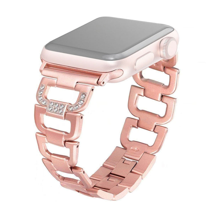 Colorful Diamond Stainless Steel Watch Band for Apple Watch 38-49mm