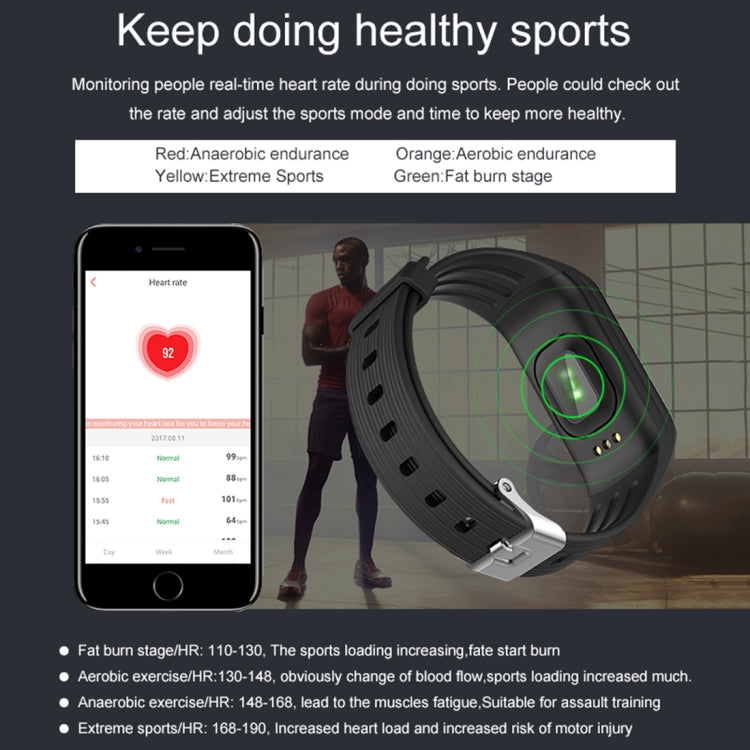 TLW B3 Fitness Tracker 0.66 inch OLED Screen Wristband Smart Bracelet, IP67 Waterproof, Support Sports Mode / Continuous Heart Rate Monitor / Sleep Monitor / Information Reminder, B3 Black, B3 Blue, B3 Red