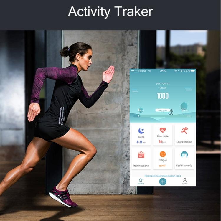 Bracelet connecté TLW B3 avec écran OLED de 0,66 pouce, étanchéité IP67, mode sport, fréquence cardiaque continue, sommeil, rappel d'informations, B3 noir, B3 bleu, B3 rouge