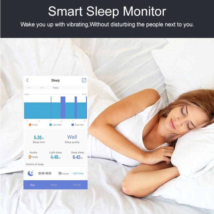 Bracelet connecté TLW B3 avec écran OLED de 0,66 pouce, étanchéité IP67, mode sport, fréquence cardiaque continue, sommeil, rappel d'informations, B3 noir, B3 bleu, B3 rouge