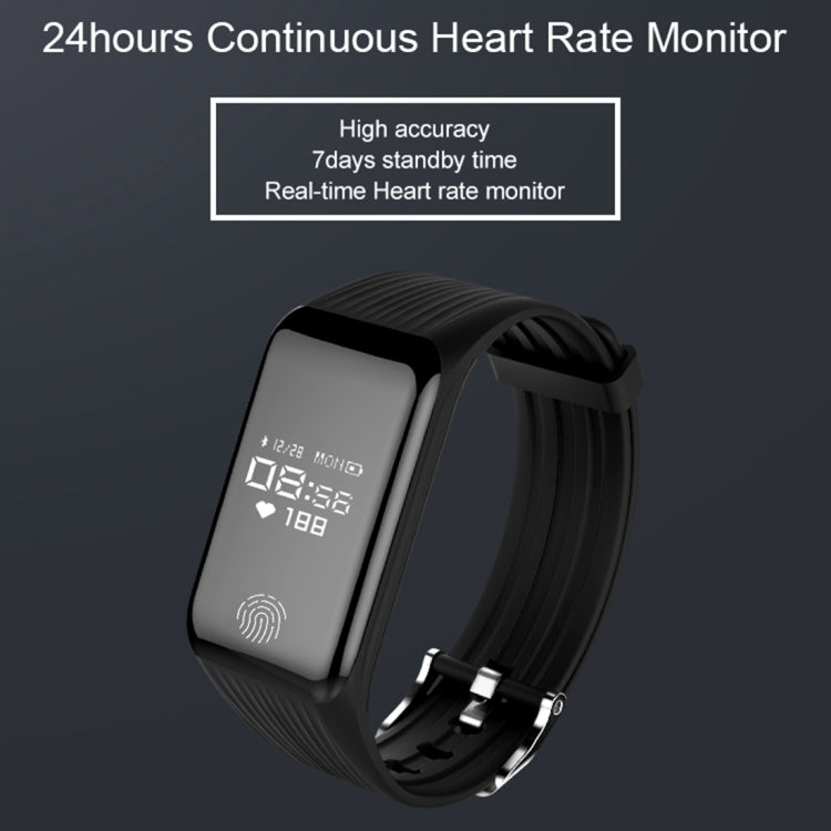 TLW B3 Fitness Tracker 0.66 inch OLED Screen Wristband Smart Bracelet, IP67 Waterproof, Support Sports Mode / Continuous Heart Rate Monitor / Sleep Monitor / Information Reminder, B3 Red, B3 Black, B3 Blue