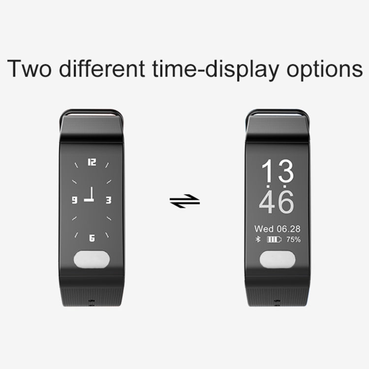 Bracelet connecté TLW T6 avec écran OLED de 0,96 pouce, compatible avec les modes sport, ECG, fréquence cardiaque, tension artérielle et sommeil, T6 noir, T6 bleu, T6 rouge