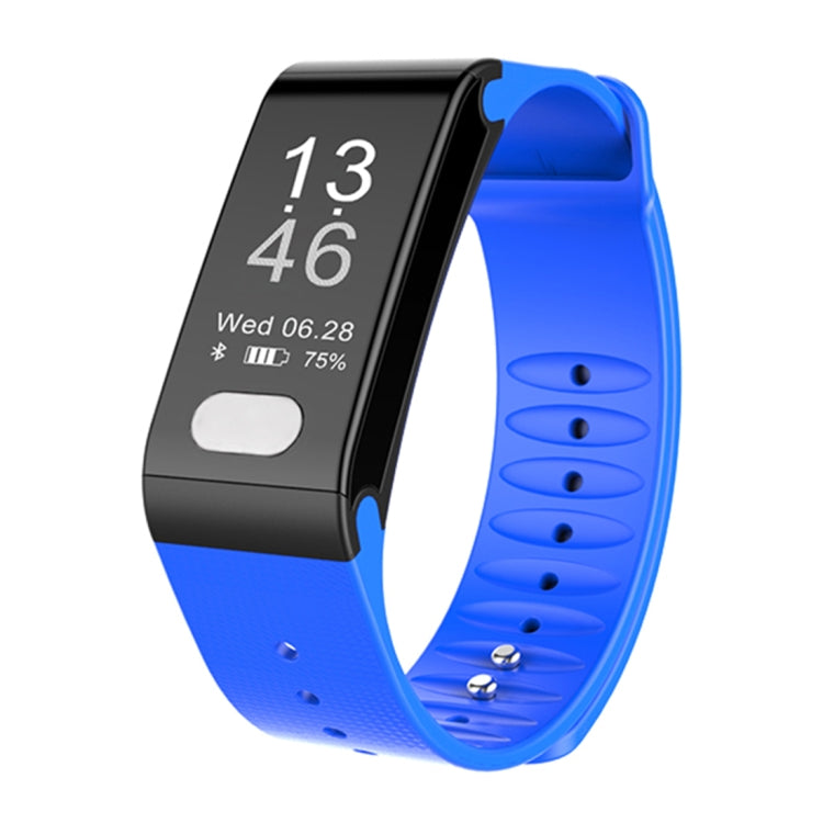 Bracelet connecté TLW T6 avec écran OLED de 0,96 pouce, compatible avec les modes sport, ECG, fréquence cardiaque, tension artérielle et sommeil, T6 noir, T6 bleu, T6 rouge