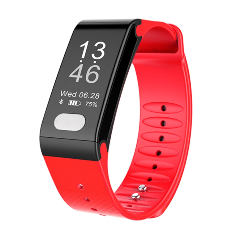 Bracelet connecté TLW T6 avec écran OLED de 0,96 pouce, compatible avec les modes sport, ECG, fréquence cardiaque, tension artérielle et sommeil, T6 noir, T6 bleu, T6 rouge