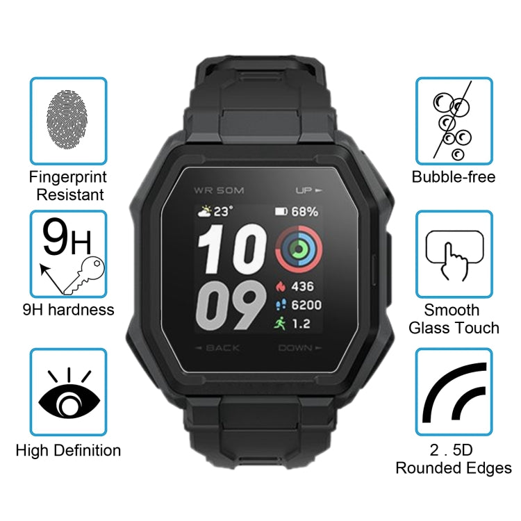 For Huami Amazfit Ares 0.26mm 2.5D 9H Tempered Glass Film Screen Protector, For Huami Amazfit Ares