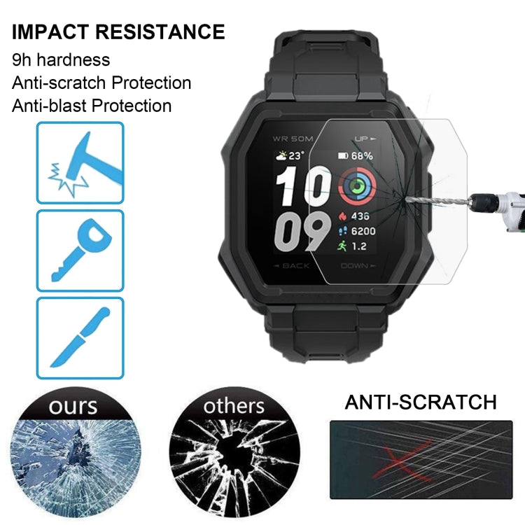 For Huami Amazfit Ares 0.26mm 2.5D 9H Tempered Glass Film Screen Protector, For Huami Amazfit Ares
