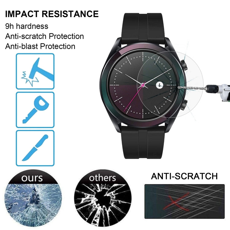 For Huawei Watch GT Elegant 0.26mm 2.5D 9H Tempered Glass Film Screen Protector, For Huawei Watch GT Elegant