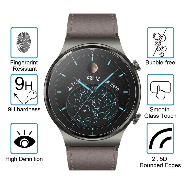 For Huawei Watch GT2 Pro 0.26mm 2.5D 9H Tempered Glass Film Screen Protector, For Huawei Watch GT2 Pro