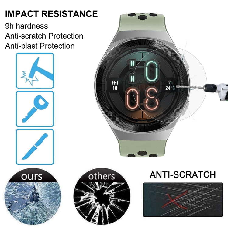 For Huawei Watch GT 2e 46mm 0.26mm 2.5D 9H Tempered Glass Film Screen Protector, For Huawei Watch GT 2e