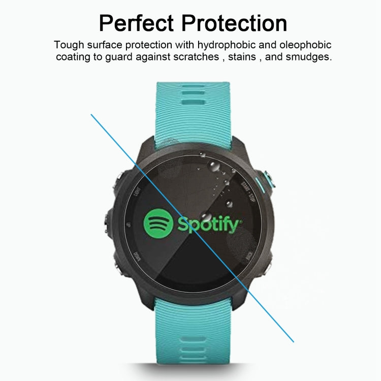 For Garmin Forerunner 245 Music 0.26mm 2.5D 9H Tempered Glass Film Screen Protector, For Garmin Forerunner 245 Music