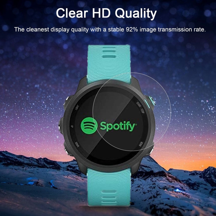 For Garmin Forerunner 245 Music 0.26mm 2.5D 9H Tempered Glass Film Screen Protector, For Garmin Forerunner 245 Music
