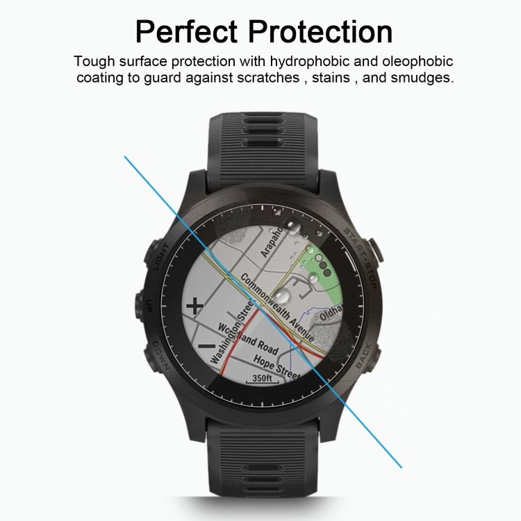 For Garmin Forerunner 945 0.26mm 2.5D 9H Tempered Glass Film Screen Protector, For Garmin Forerunner 945