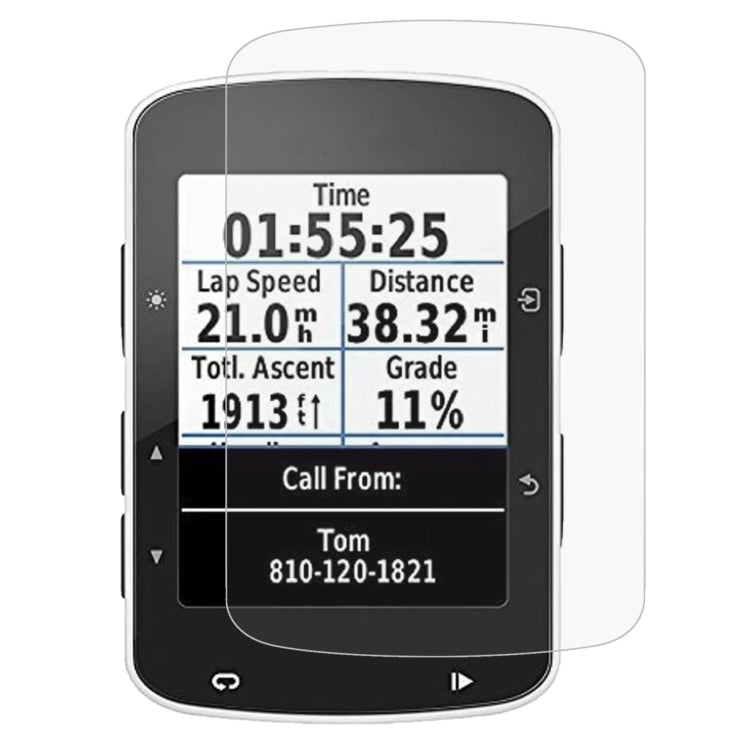 For Garmin Edge 520 0.26mm 2.5D 9H Tempered Glass Film Screen Protector, For Garmin Edge 520