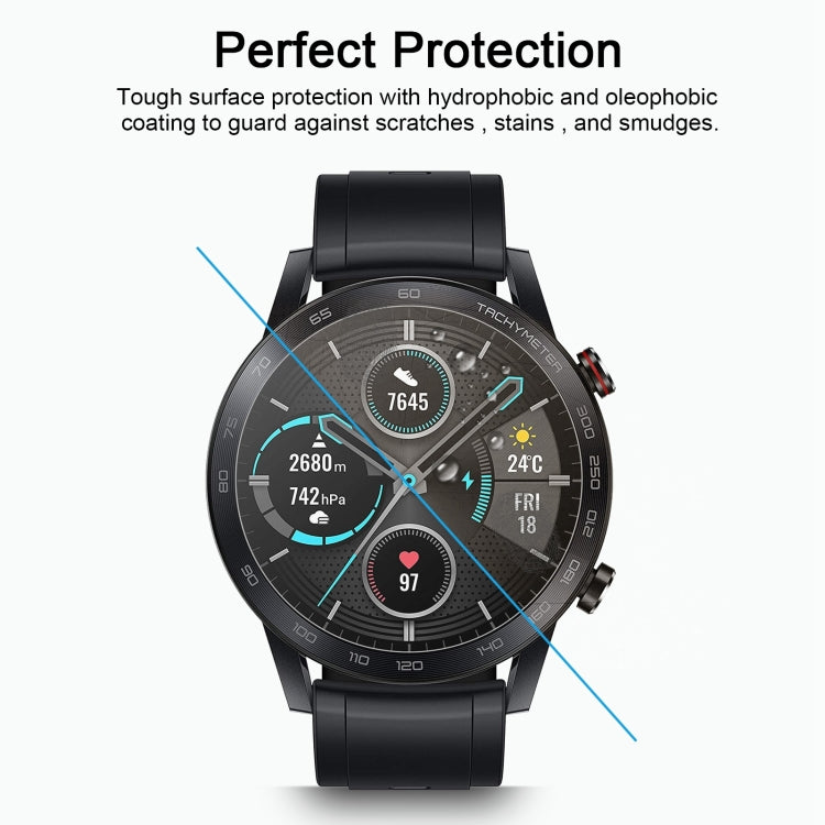 For Huawei Honor Magic Watch2 0.26mm 2.5D 9H Tempered Glass Film Screen Protector, For Huawei Honor Magic Watch2
