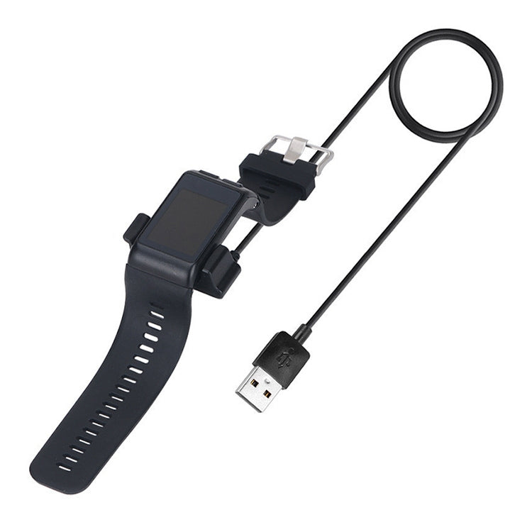 Câble de remplacement pour chargeur de montre connectée Garmin Vivoactive HR. Longueur du câble : 1,2 m.