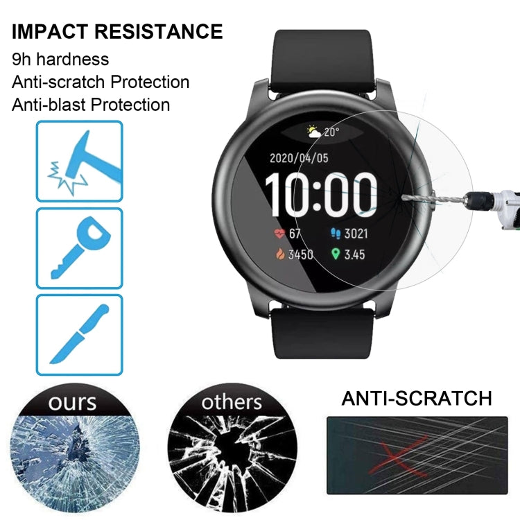 For Xiaomi Haylou Solar 0.26mm 2.5D 9H Tempered Glass Film Screen Protector, For Xiaomi Haylou Solar