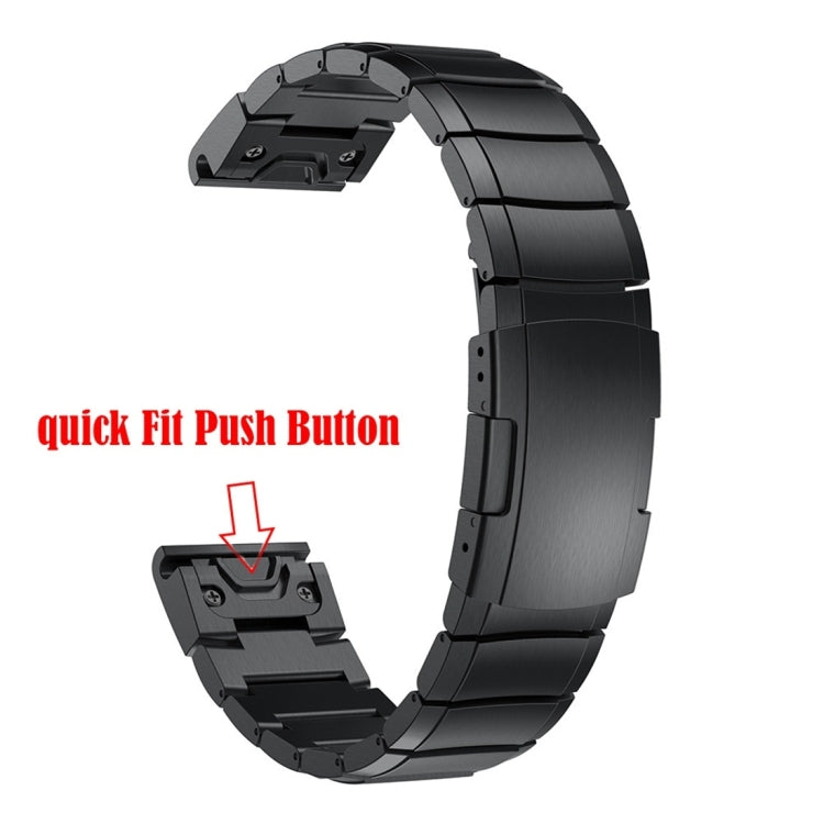Quick Dismantling Steel Watch Band for Garmin Fenix 5 22mm, For Garmin Fenix 5