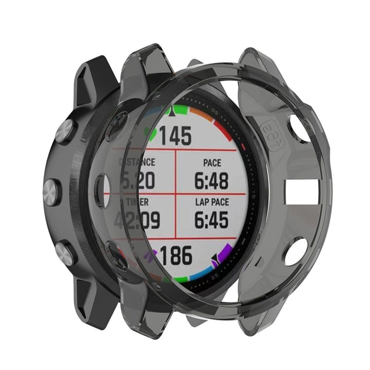 Coque de protection demi-couverture en TPU pour montre connectée Garmin Fenix ​​6s