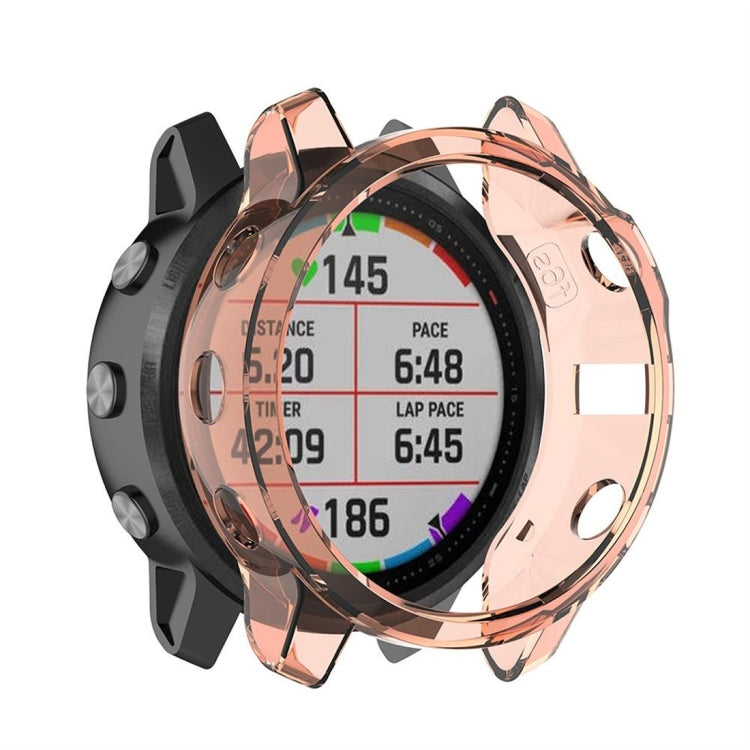 Coque de protection demi-couverture en TPU pour montre connectée Garmin Fenix ​​6s