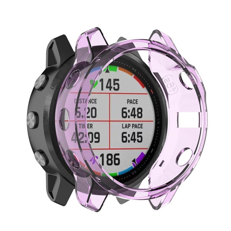 Coque de protection demi-couverture en TPU pour montre connectée Garmin Fenix ​​6s