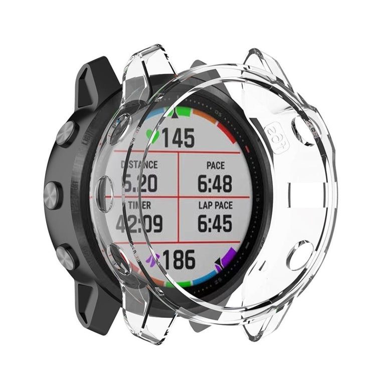 Coque de protection demi-couverture en TPU pour montre connectée Garmin Fenix ​​6s