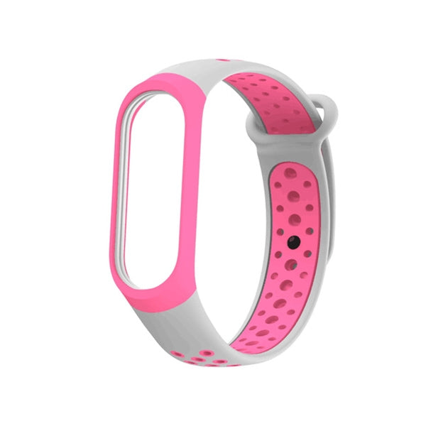 Bracelet de montre en silicone coloré pour Xiaomi Mi Band 3 et 4