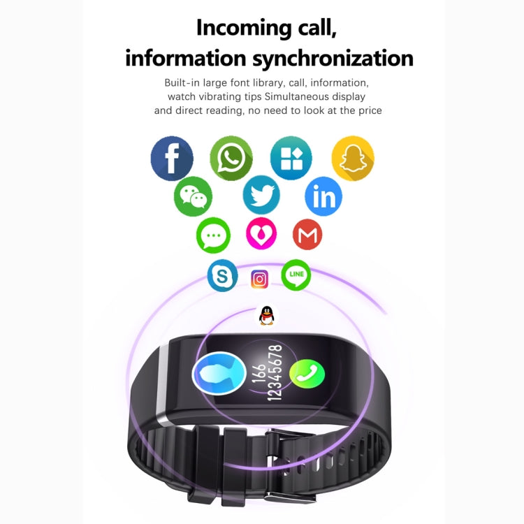 C919 1.14 inch IPX67 Waterproof Smartwatch, Support Call Reminder/ Heart Rate Monitoring /Blood Pressure Monitoring/ Sleep Monitoring