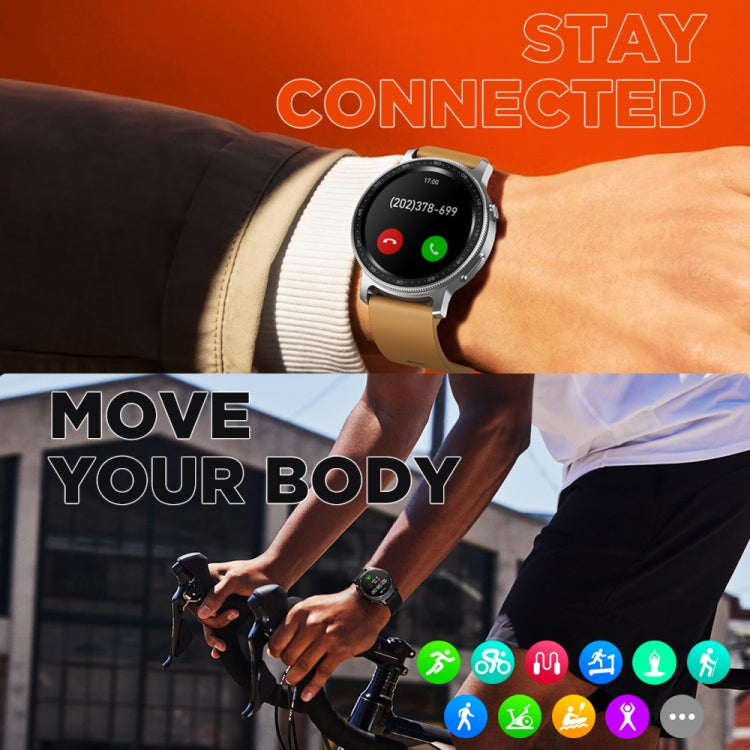 Montre connectée Zeblaze GTR2 avec écran tactile couleur de 1,28 pouce, Bluetooth 5.0, étanche IP68, prise en charge du suivi du sommeil, de la fréquence cardiaque et de la pression artérielle